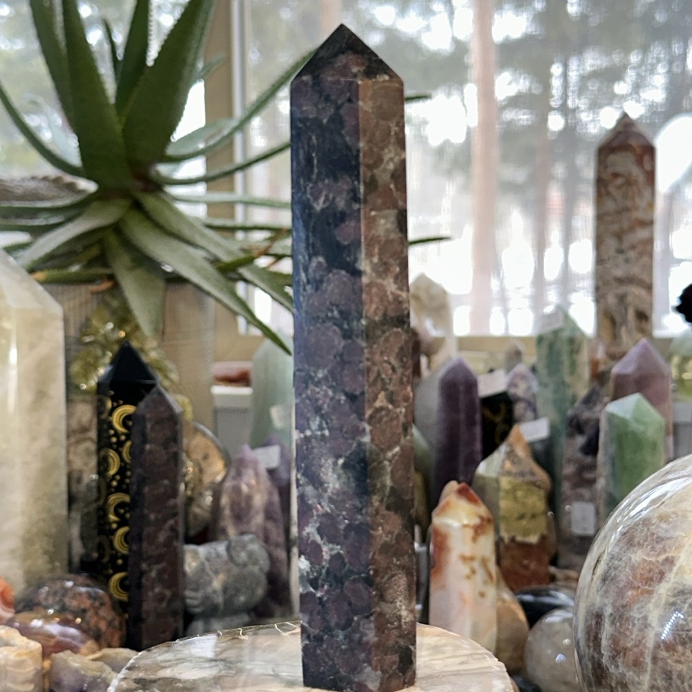 Astrophyllite And Ruby Crystal Tower!